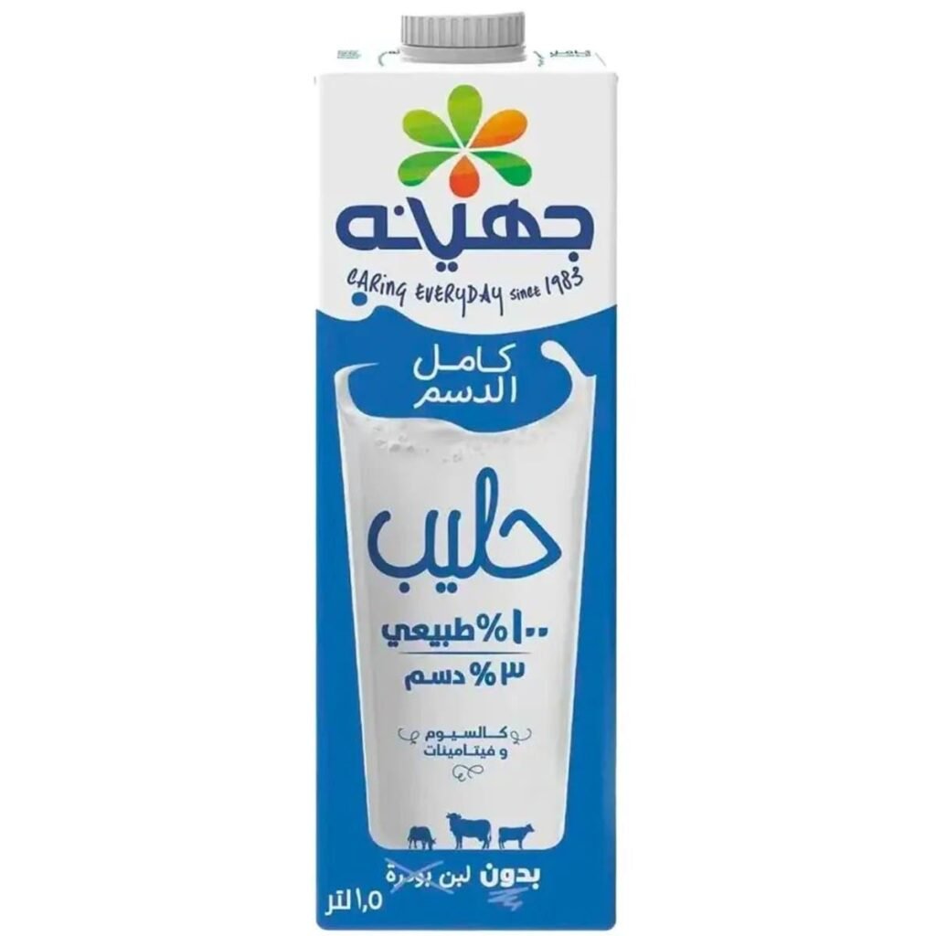 حليب جهينة كامل الدسم 1.5 لتر
