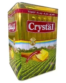 علبة سمنة كرستال صفراء4.5كجم صافي